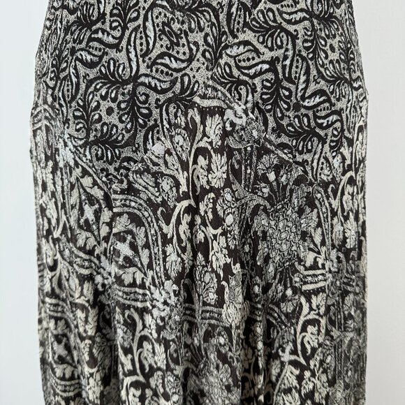 VTG Charter Club Midi Dress Sz 8 Floral V Neck Babydoll Sleeveless Fairy Preppy - Picture 12 of 13